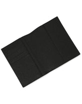 Calfskin passport case with all-over DG print - | Dolce & Gabbana