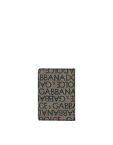 Jacquard passport holder - | Dolce & Gabbana