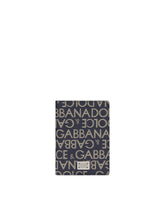 Jacquard passport holder - | Dolce & Gabbana