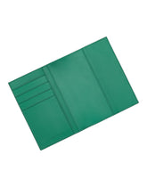 Calfskin passport holder with logo - | Dolce & Gabbana