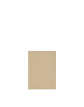 Calfskin passport holder with logo - | Dolce & Gabbana