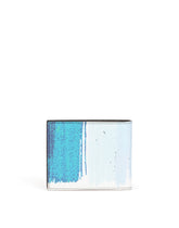 Dauphine calfskin bifold wallet with logo print - | Dolce & Gabbana