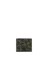 Dauphine calfskin bifold wallet with logo print - | Dolce & Gabbana