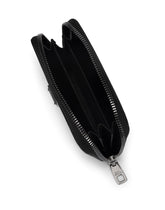 Small calfskin zip-around wallet with all-over DG print - | Dolce & Gabbana