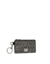 Jacquard card holder - | Dolce & Gabbana