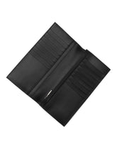 Calfskin vertical wallet with raised logo - | Dolce & Gabbana