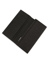 Dauphine calfskin verticle wallet with branded tag - | Dolce & Gabbana
