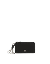 Wallet in calf leather with snap-hook - | Dolce & Gabbana