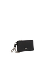 Wallet in calf leather with snap-hook - | Dolce & Gabbana