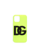 Rubber iPhone 12 Pro cover with DG logo - | Dolce & Gabbana