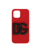 Rubber iPhone 12 Pro Max with DG logo - | Dolce & Gabbana