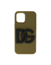 Rubber iPhone 12 Pro Max with DG logo - | Dolce & Gabbana