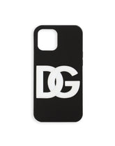Rubber iPhone 12 Pro Max with DG logo - | Dolce & Gabbana
