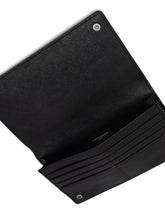 Matte nappa leather wallet with strap and crossover DG logo - | Dolce & Gabbana