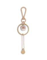 Metal keychain with branded pearl - | Dolce & Gabbana