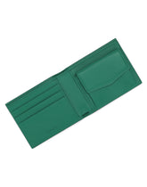 Calfskin bifold wallet with logo - | Dolce & Gabbana