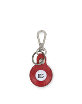 Dauphine calfskin air tag keychain - | Dolce & Gabbana