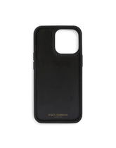 Graffiti-print calfskin iPhone 13 Pro cover - | Dolce & Gabbana