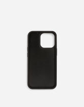 Calfskin iPhone 13 Pro cover - | Dolce & Gabbana