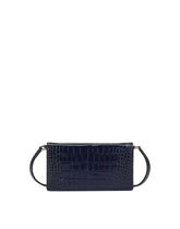 Crocodile-print calfskin cell phone bag - | Dolce & Gabbana