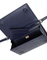 Crocodile-print calfskin cell phone bag - | Dolce & Gabbana