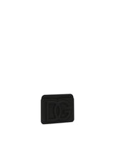 Rubber card holder with embossed logo - | Dolce & Gabbana