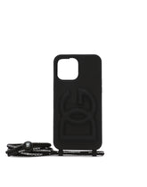 Rubber iPhone 13 Pro Max cover with embossed logo - | Dolce & Gabbana