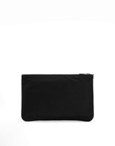 Nylon pouch with rubberized logo - | Dolce & Gabbana