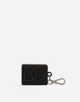 Rubber Airpods case with DG logo - | Dolce & Gabbana