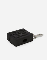 Rubber Airpods case with DG logo - | Dolce & Gabbana