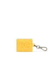 Rubber Airpods case with DG logo - | Dolce & Gabbana
