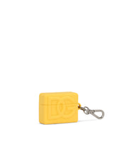 Rubber Airpods case with DG logo - | Dolce & Gabbana