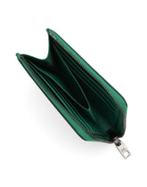 Calfskin card holder with logo - | Dolce & Gabbana