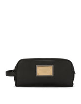 Nylon and calfskin toiletry bag - | Dolce & Gabbana