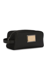 Nylon and calfskin toiletry bag - | Dolce & Gabbana