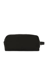 Nylon and calfskin toiletry bag - | Dolce & Gabbana
