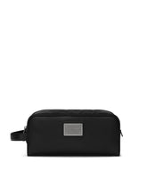 Grainy calfskin and nylon toiletry bag - | Dolce & Gabbana
