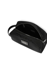 Grainy calfskin and nylon toiletry bag - | Dolce & Gabbana