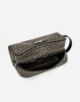 Coated jacquard toiletry bag - | Dolce & Gabbana