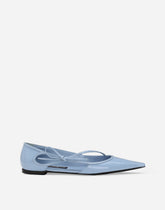 Polished calfskin ballet flats - | Dolce & Gabbana