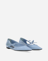 Polished calfskin ballet flats - | Dolce & Gabbana