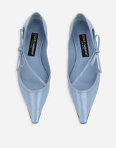 Polished calfskin ballet flats - | Dolce & Gabbana