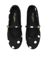 Printed satin ballet flats - | Dolce & Gabbana