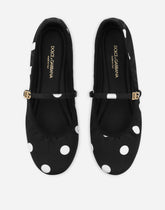 Printed satin ballet flats - | Dolce & Gabbana