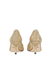 Lurex lace rainbow pumps with brooch detailing - | Dolce & Gabbana