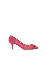 TAORMINA LUREX LACE PUMPS WITH CRYSTALS - | Dolce & Gabbana