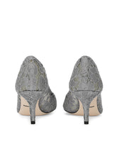 Pump in Taormina lace with crystals - | Dolce & Gabbana