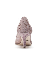 Pump in Taormina lace with crystals - | Dolce & Gabbana