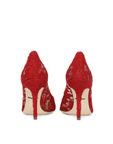 Pump in Taormina lace with crystals - | Dolce & Gabbana