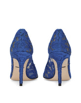 Pump in Taormina lace with crystals - | Dolce & Gabbana